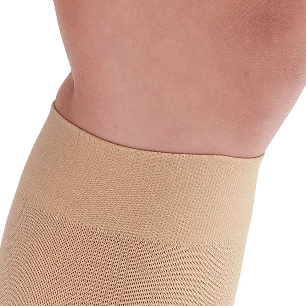 AW Style 291OT Luxury Opaque Open Toe Knee Highs - 20-30 mmHg