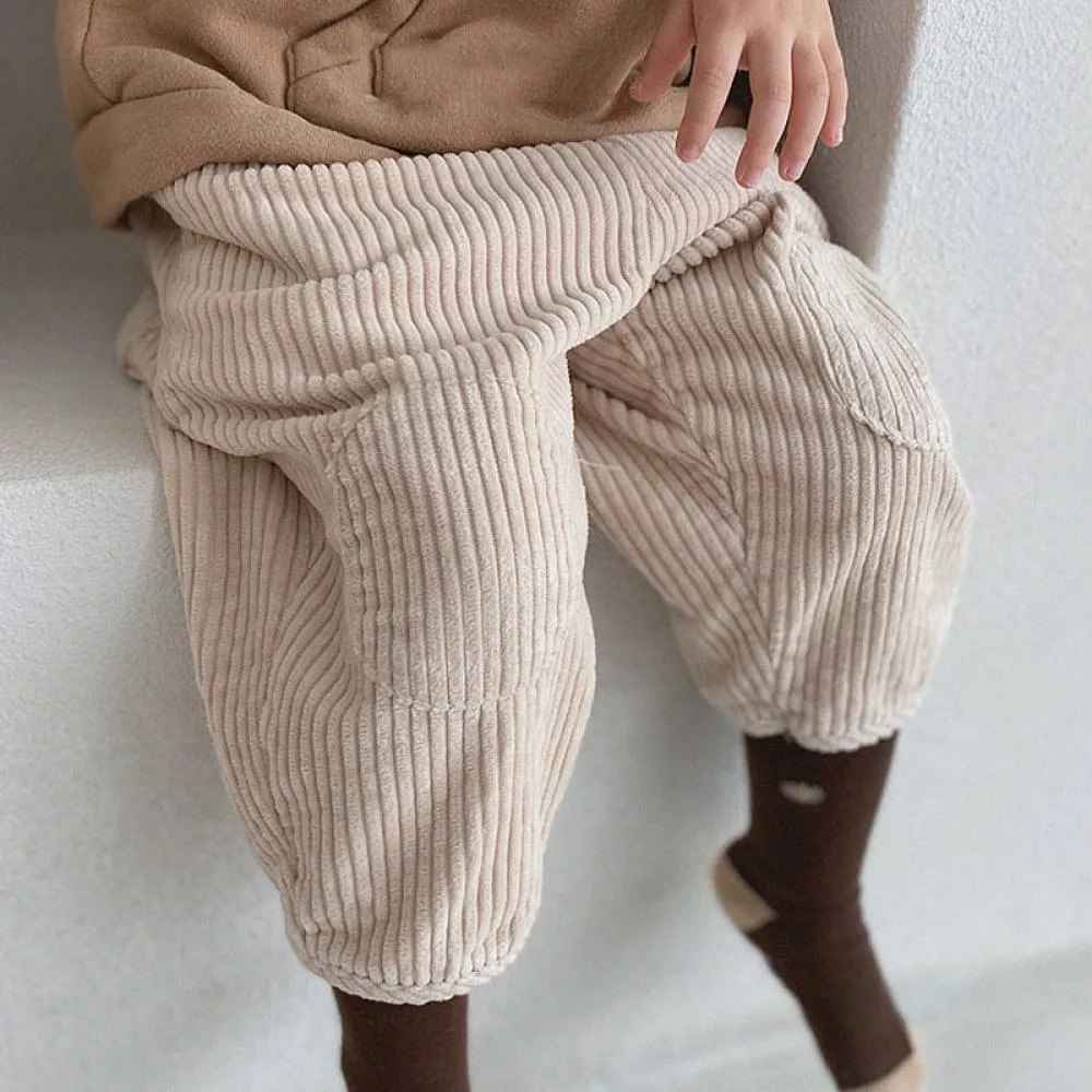 Baby Boy Clothing Thickened Corduroy Pants Spring And Autumn Wholesale Baby Clothes