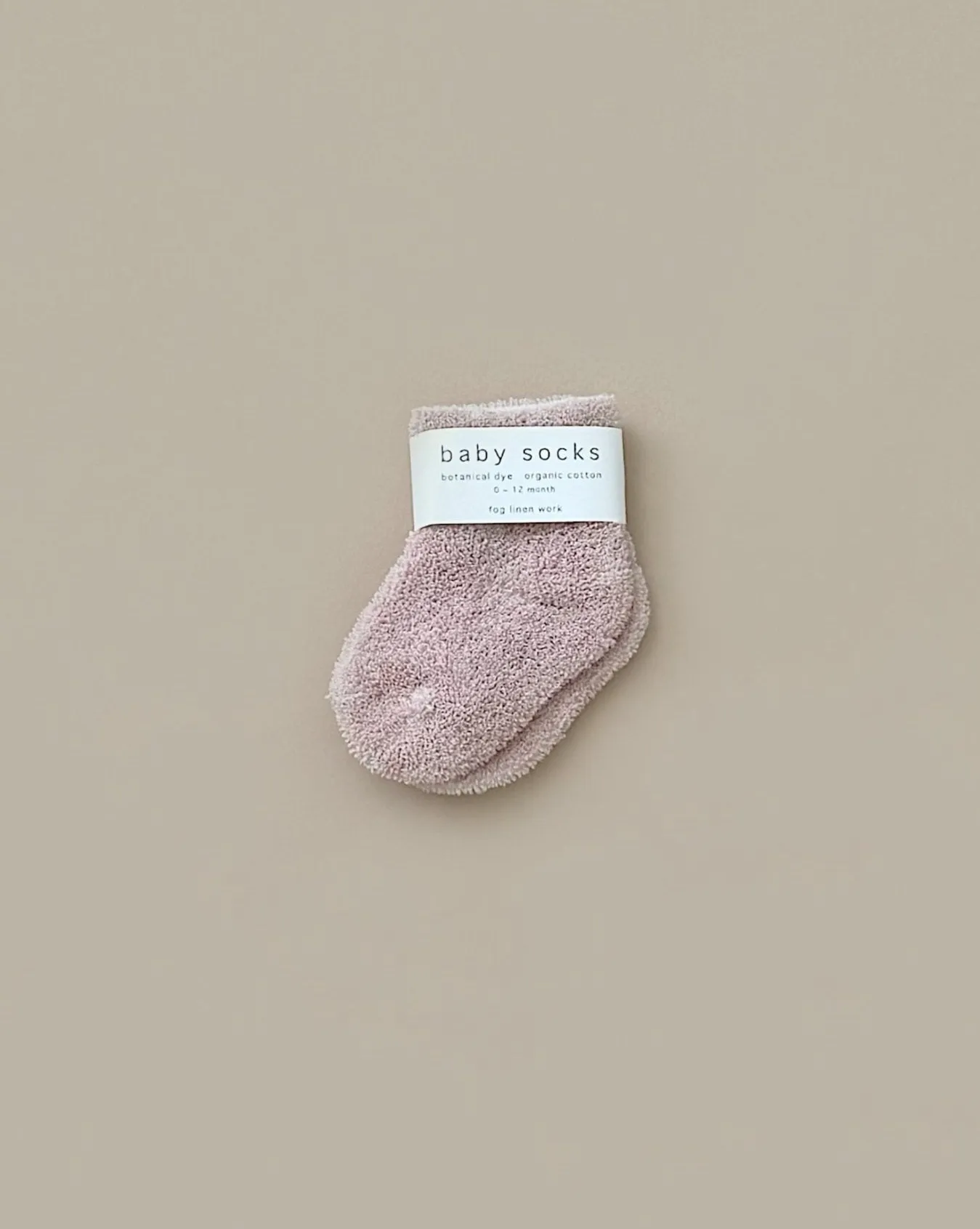 Baby Pile Knit Socks - Pink