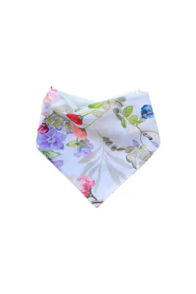 Bandana Bib Pink Wildflower