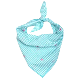 Bandana | Gingham Flamingos