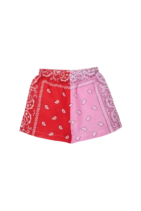 Bandana Shorts Pink