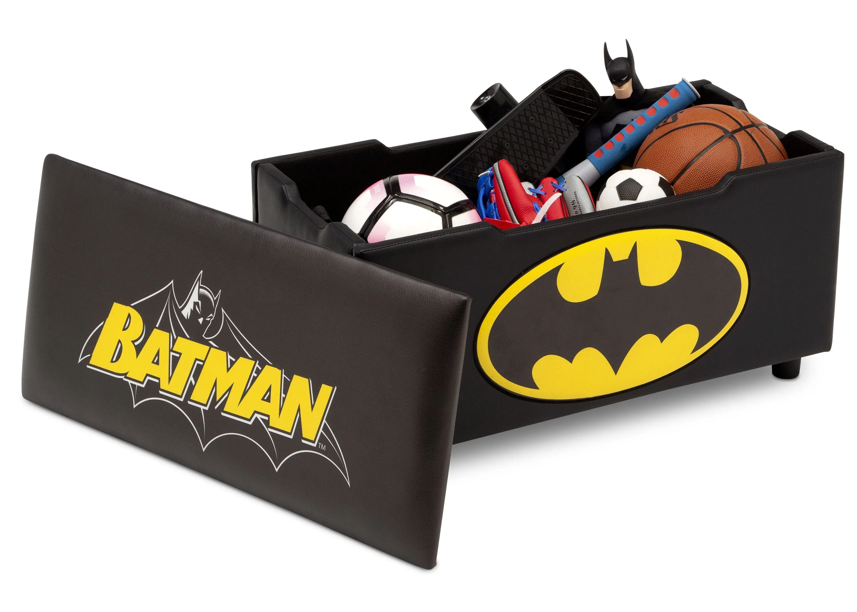 Batman Upholstered Storage Bench for Kids