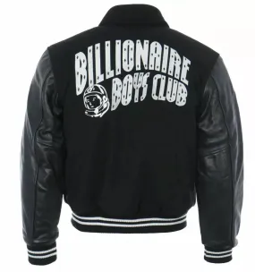 Billionaire Boys Club Varsity Jacket Pure Leather Sleeves & Wool Body Letterman