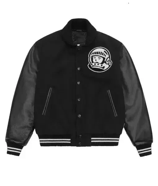 Billionaire Boys Club Varsity Jacket Pure Leather Sleeves & Wool Body Letterman