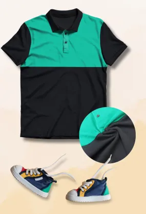 Black-Green Contrast POLO