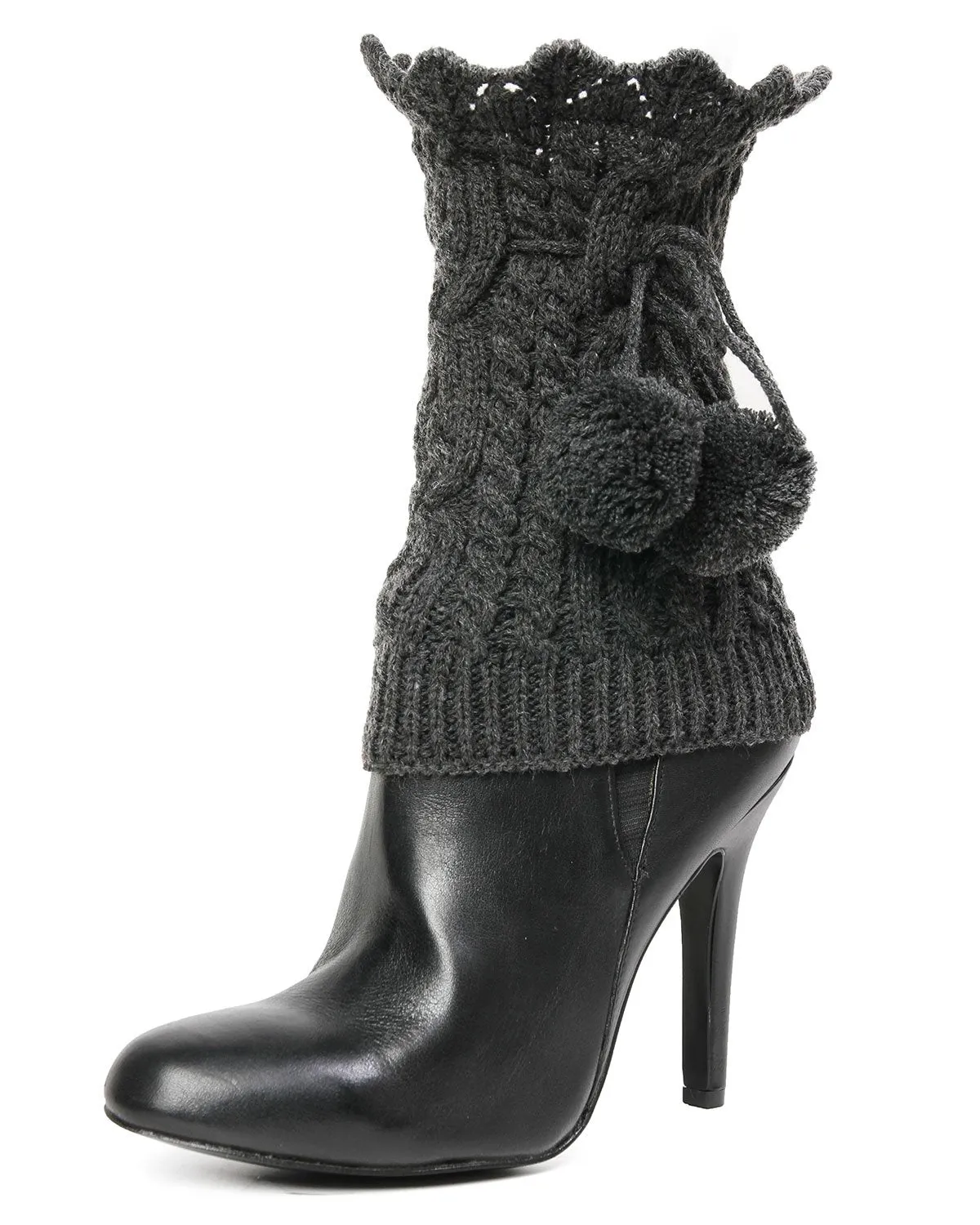 Blitzen Pom-Pom Knit Boot Toppers