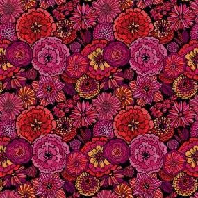 Blooming Elegance - Red/Pink/Orange