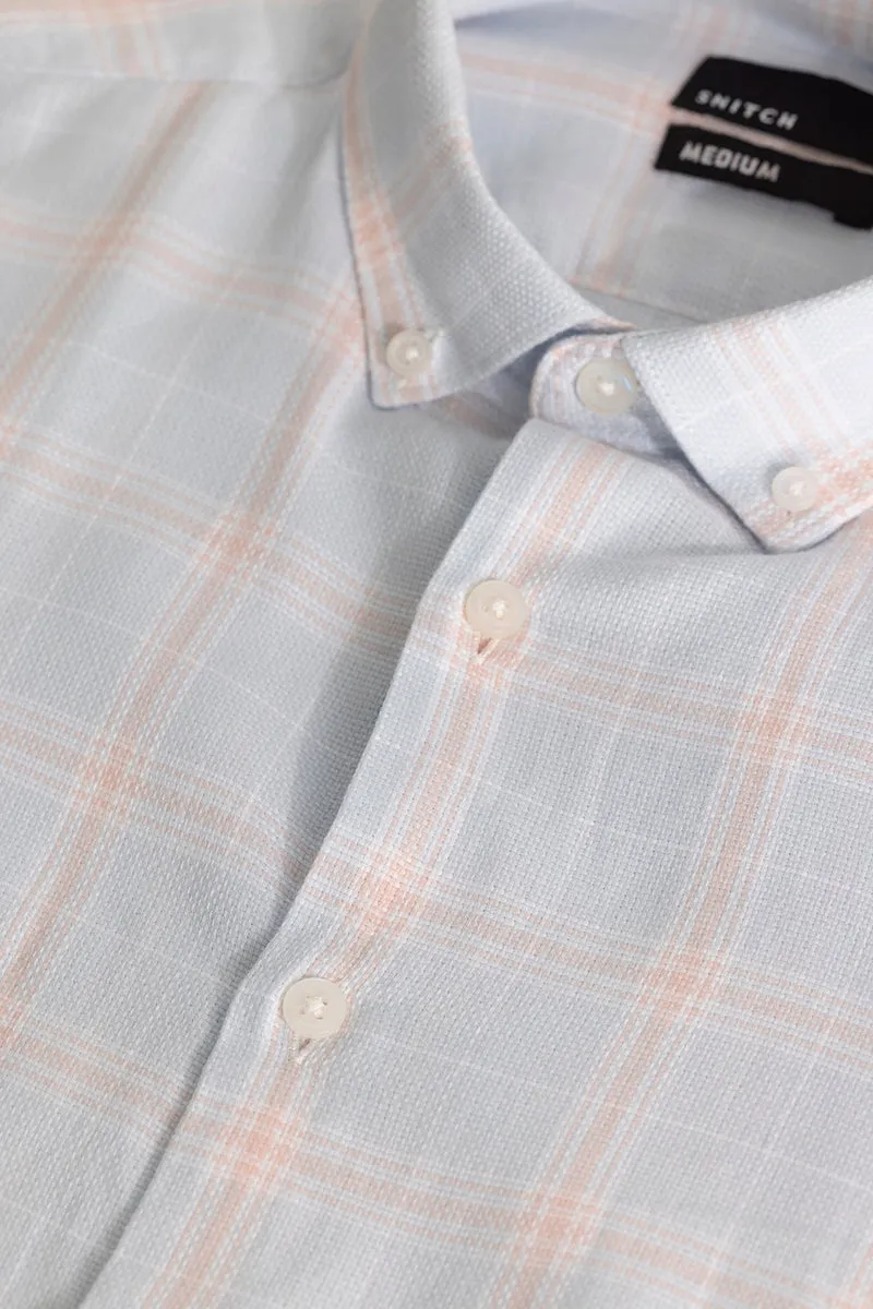 Blue Gingham Checks Shirt