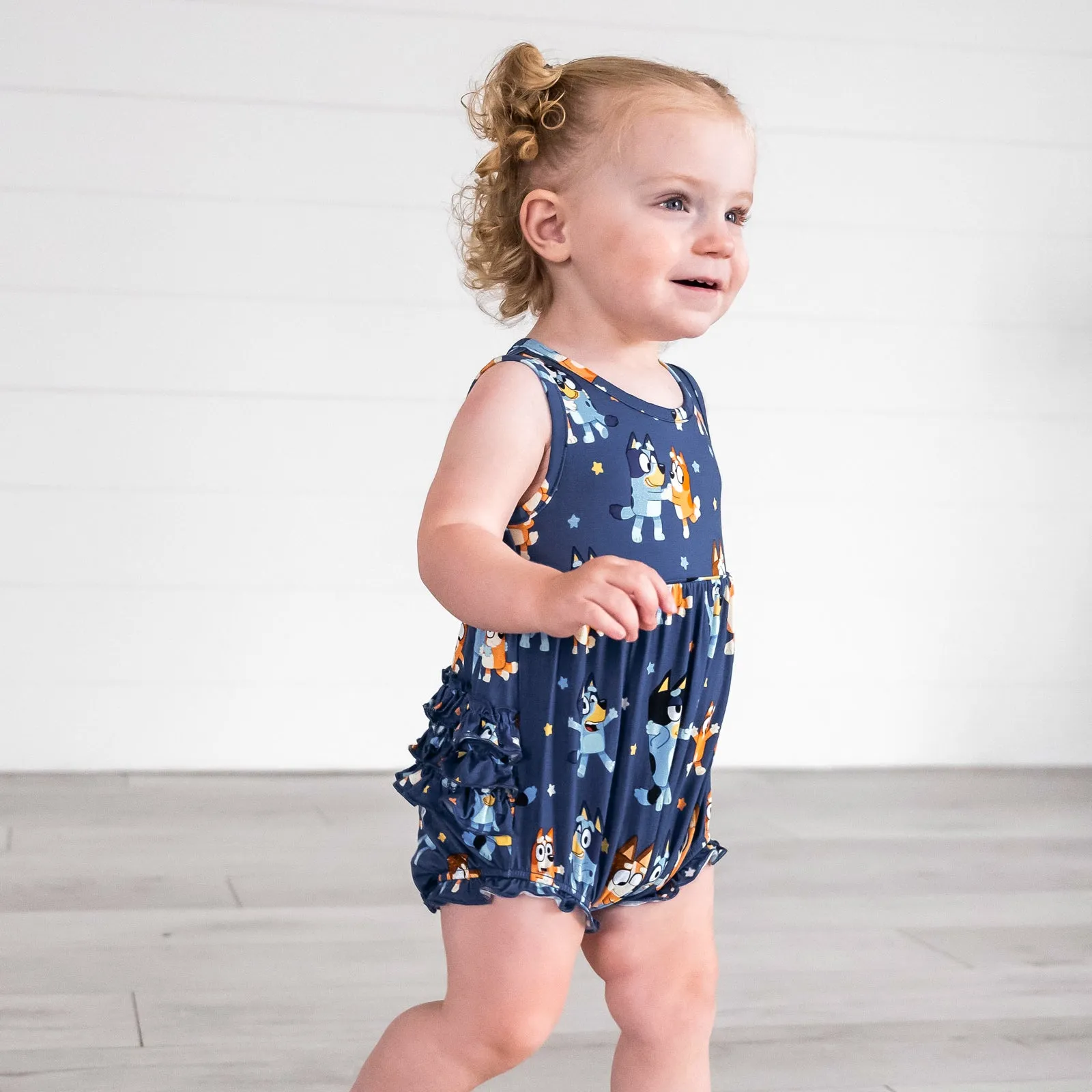 Bluey Dance Mode Bubble Romper