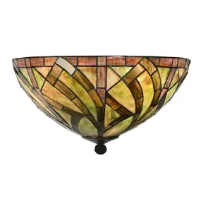 Bocastle Tiffany Flush Ceiling Light