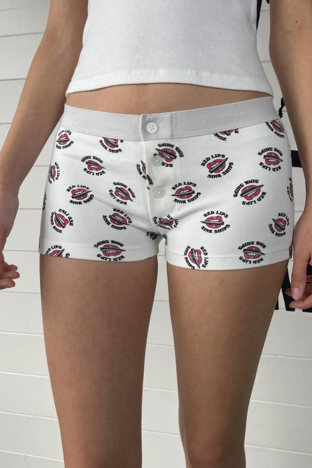 Boyshort Redlips Underwear