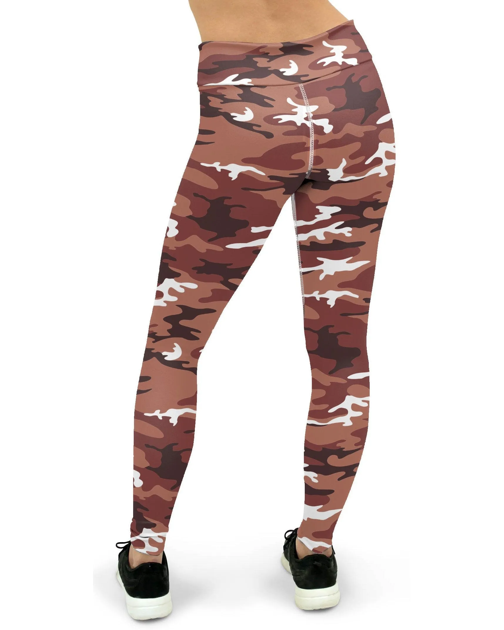 Brown Camo Yoga Pants