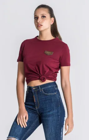 Burgundy GK Core Western Tee