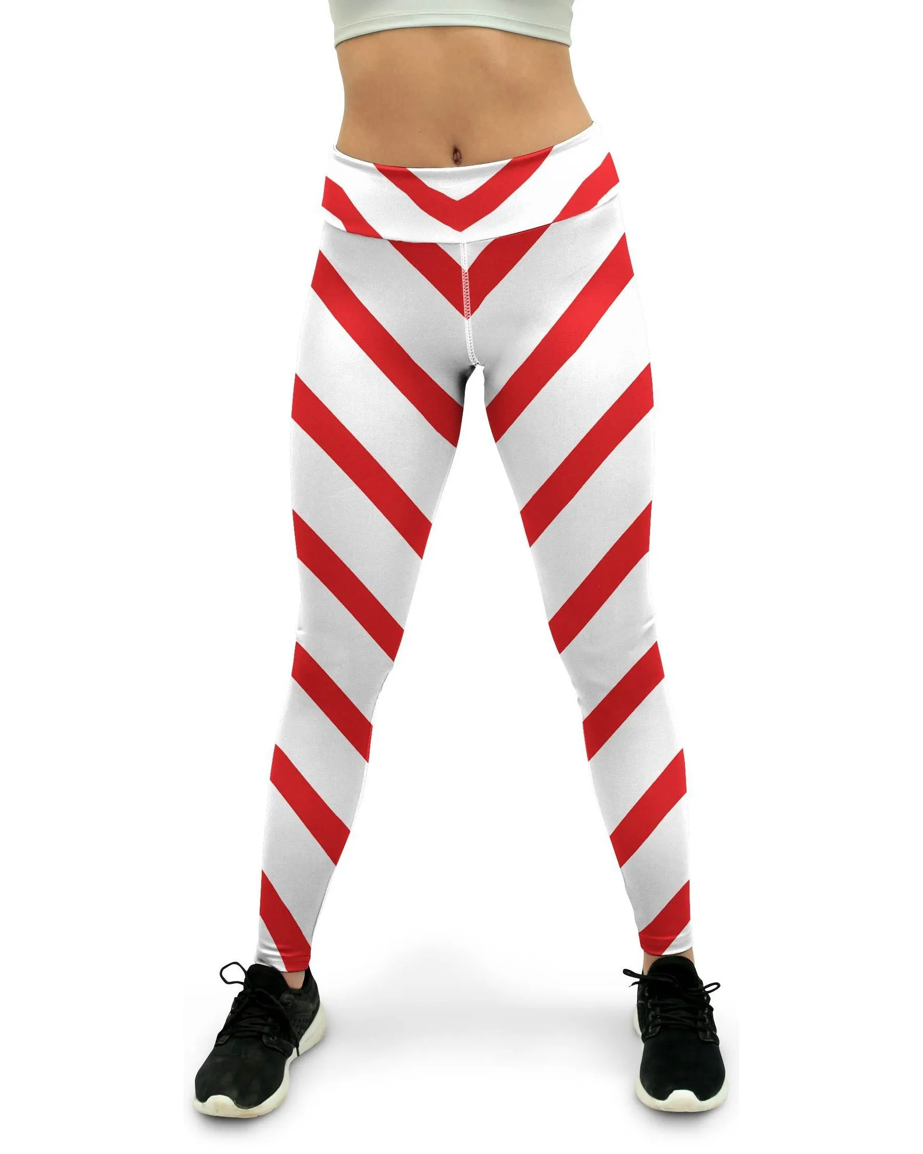 Candy Cane Yoga Pants