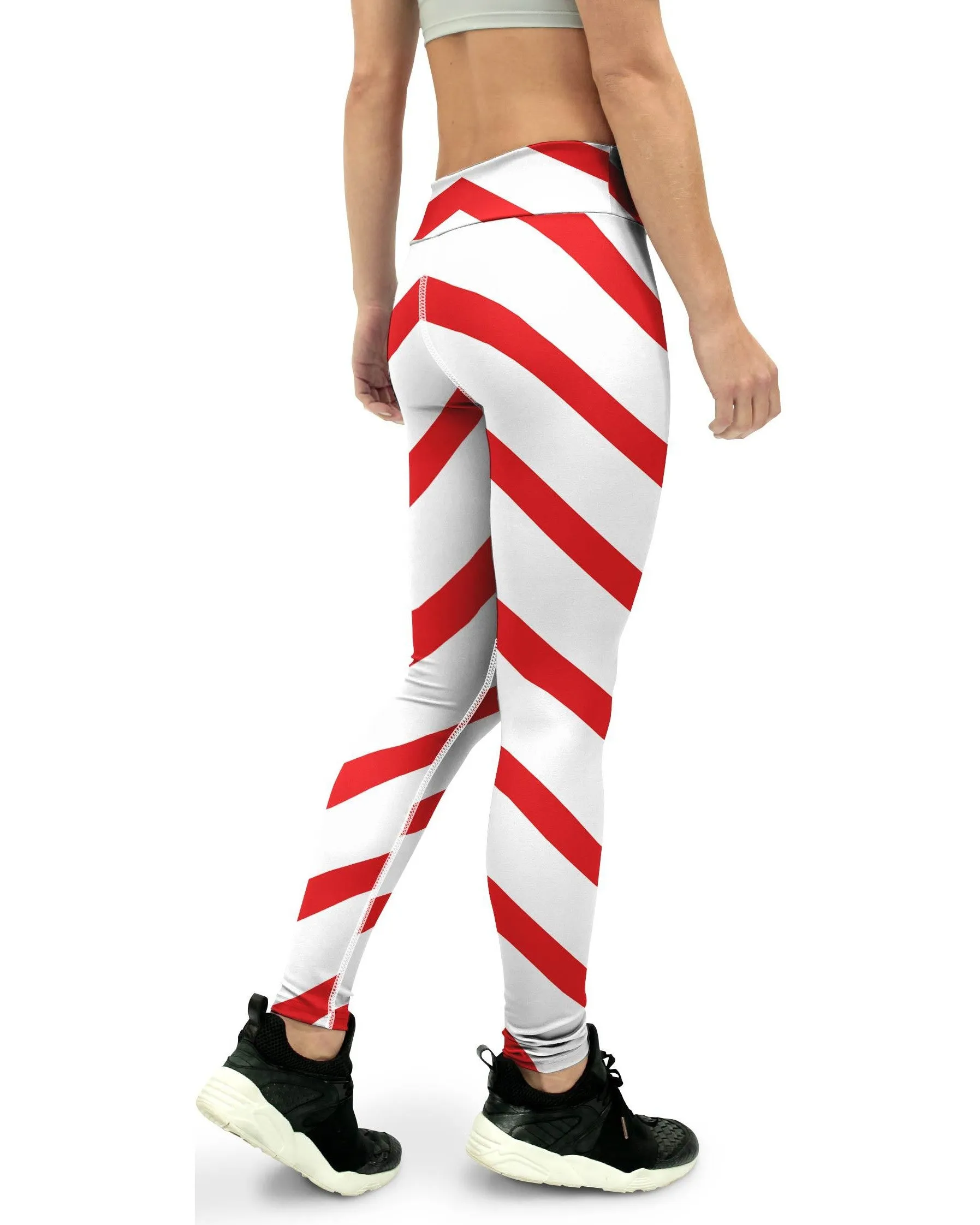 Candy Cane Yoga Pants