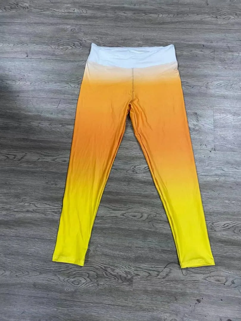 Candy Corn Ombre (Unique Exclusive) - High-quality Handcrafted Vibrant Leggings