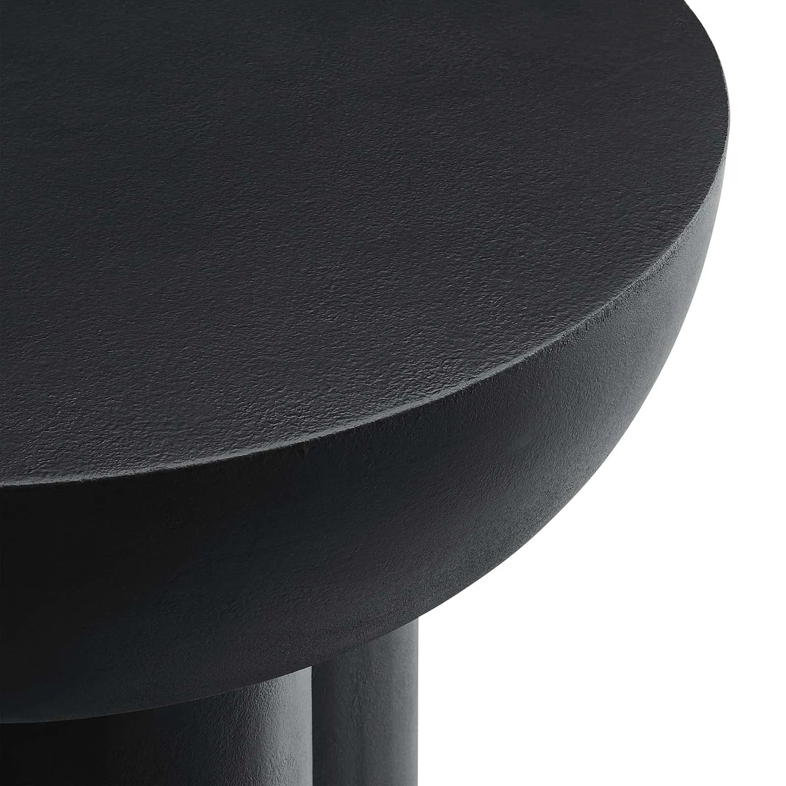 Caspian Round Concrete Side Table by Modway