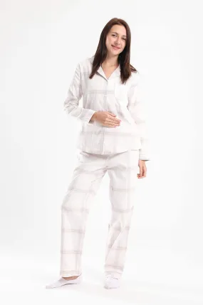 Checkered Long Sleeves Pyjama Set