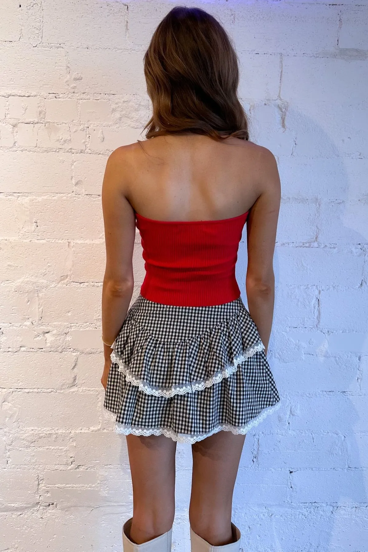 Checkmate Mini Skirt