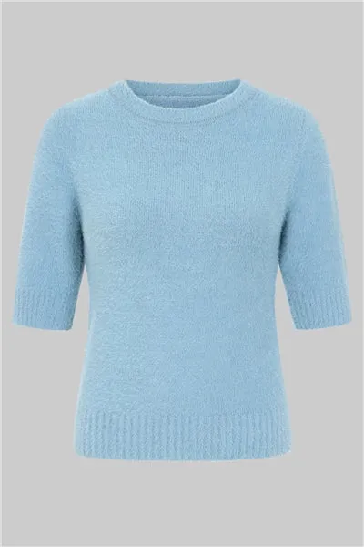 Chrissie Fluffy Knitted Top