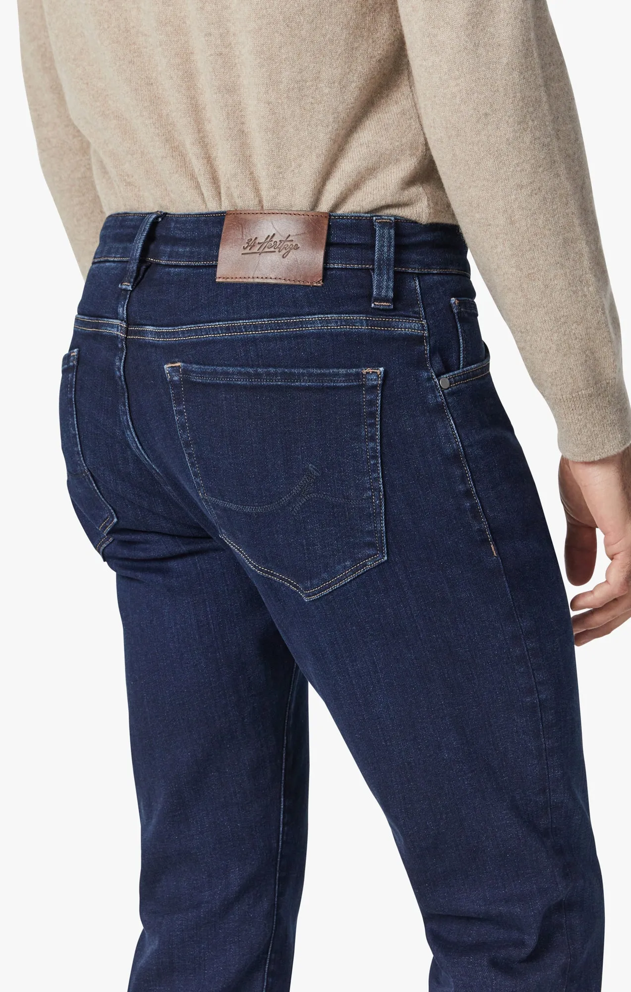 Courage Straight Leg Jeans In Dark Brushed Organic