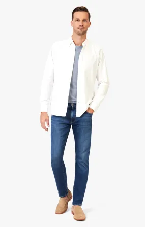 Courage Straight Leg Jeans In Ocean Refined