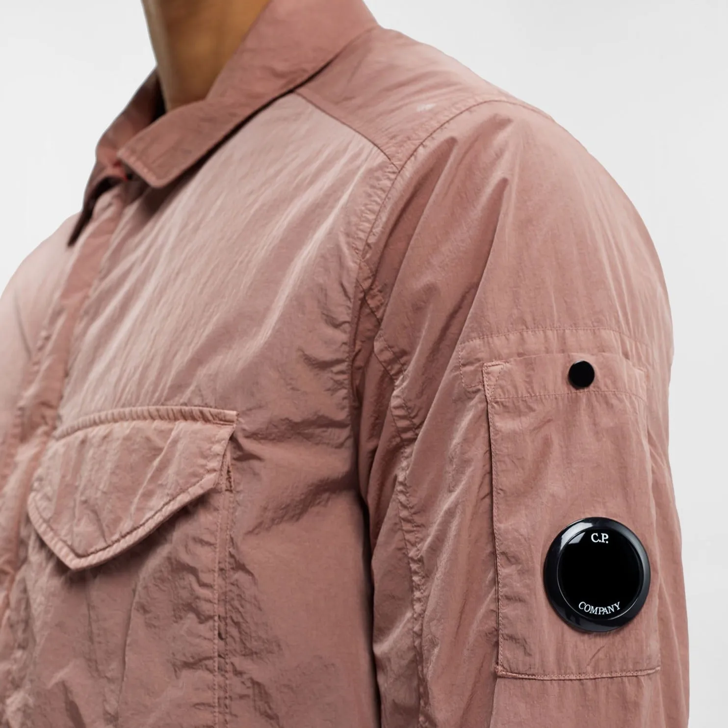 CP Company Pink Chrome-R Overshirt