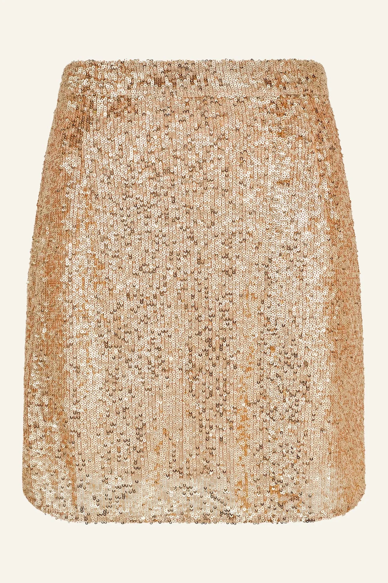 Daria Mini Skirt | Sequin Champagne Ombre