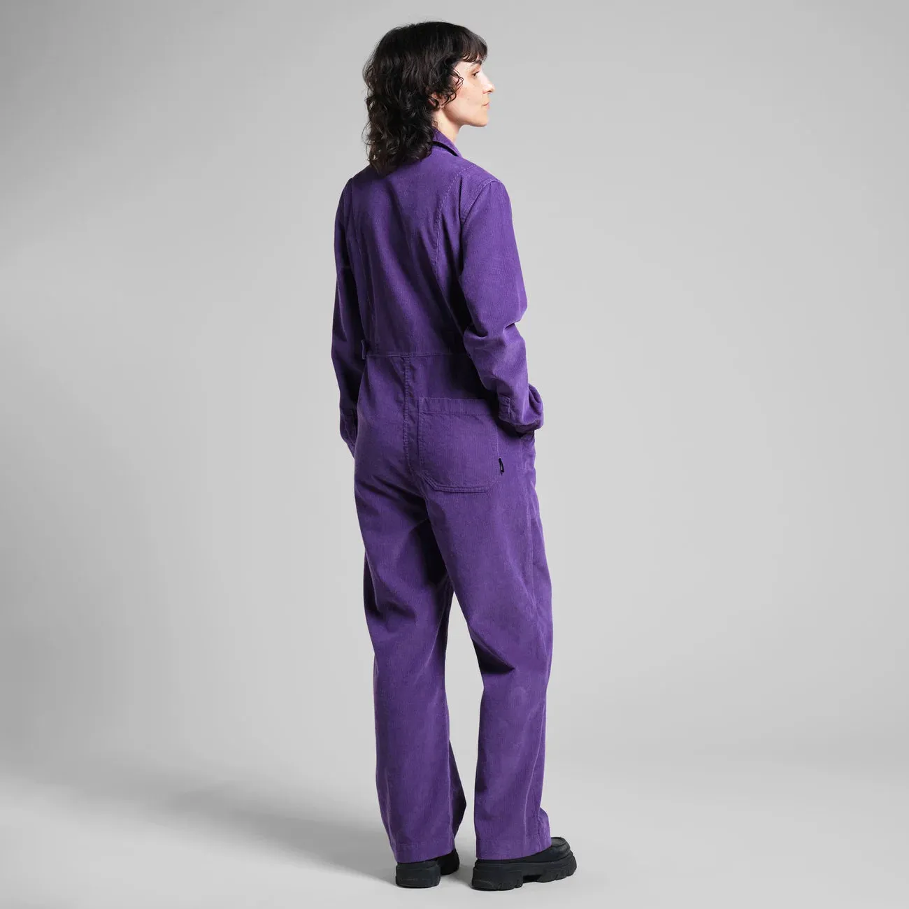 DEDICATED Docksta overall corduroy picasso purple women