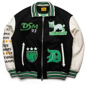 Diet Starts Monday Wildcat Varsity Jacket - Black