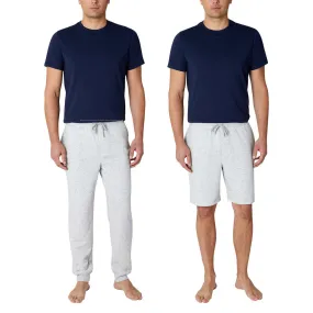 Eddie Bauer Men’s 3-Piece Super Soft Sleep Set Tee Joggers and Shorts Lounge Set