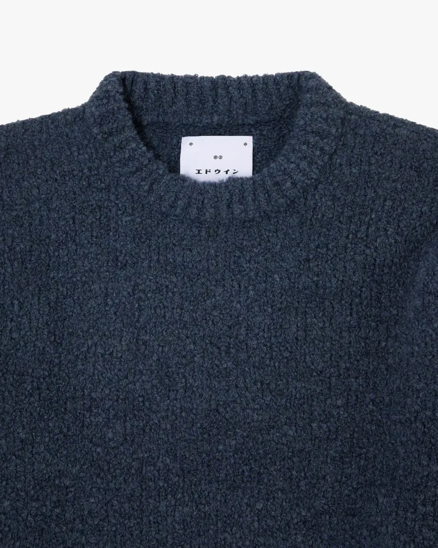 Edwin Dun Textured Sweater Knit - Ink