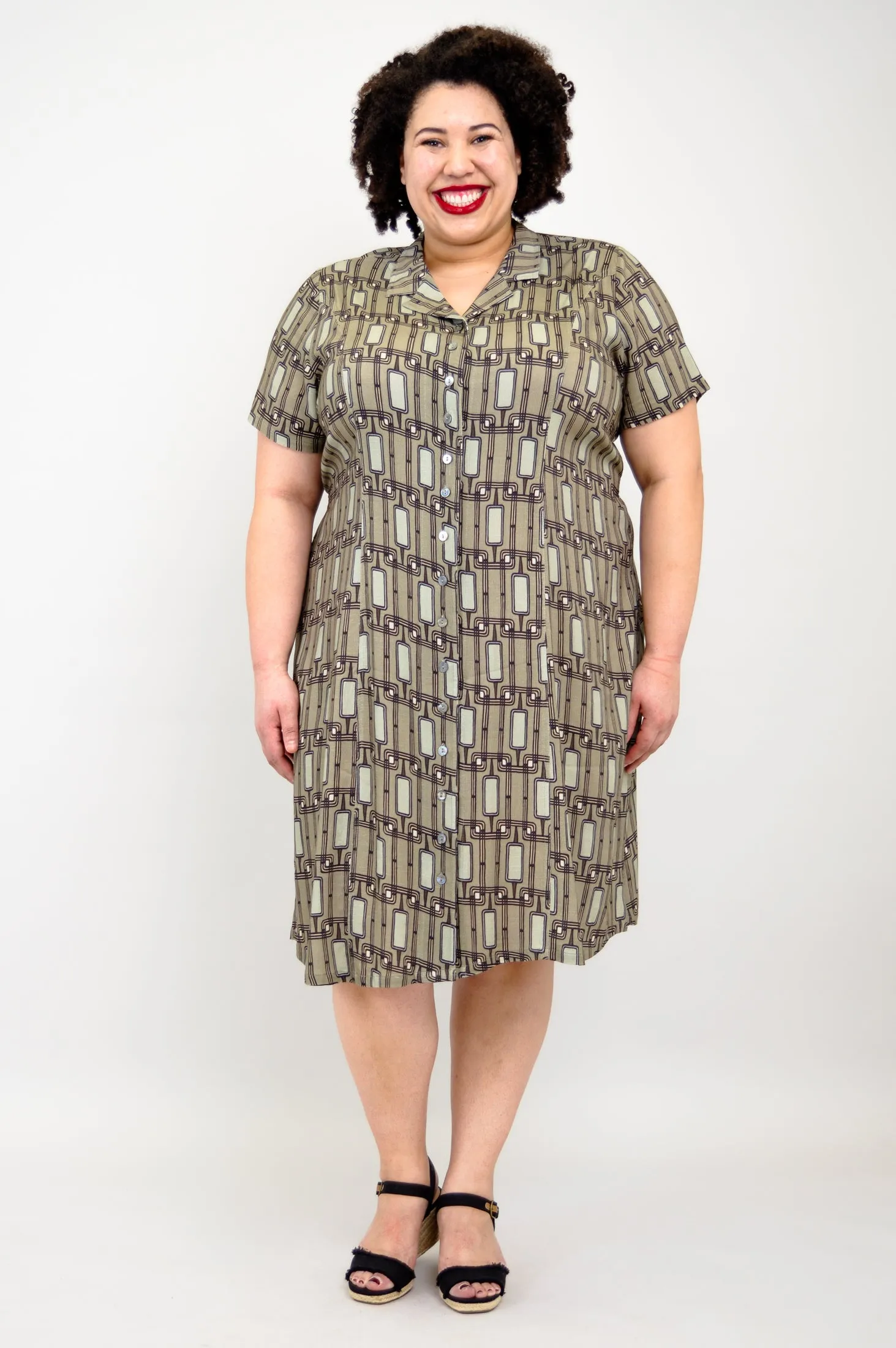 Erica Dress, Voyage, Linen Bamboo- Final Sale