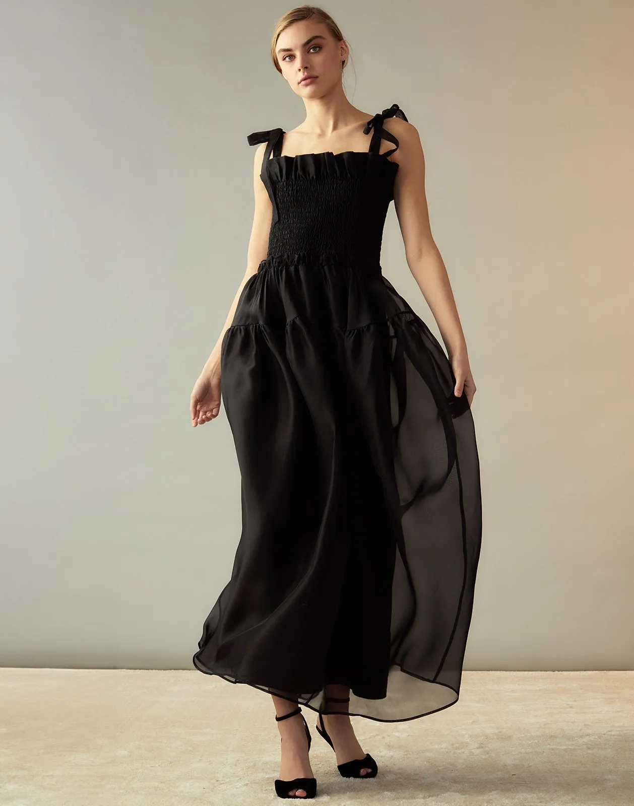 Evergreen Organza Dress