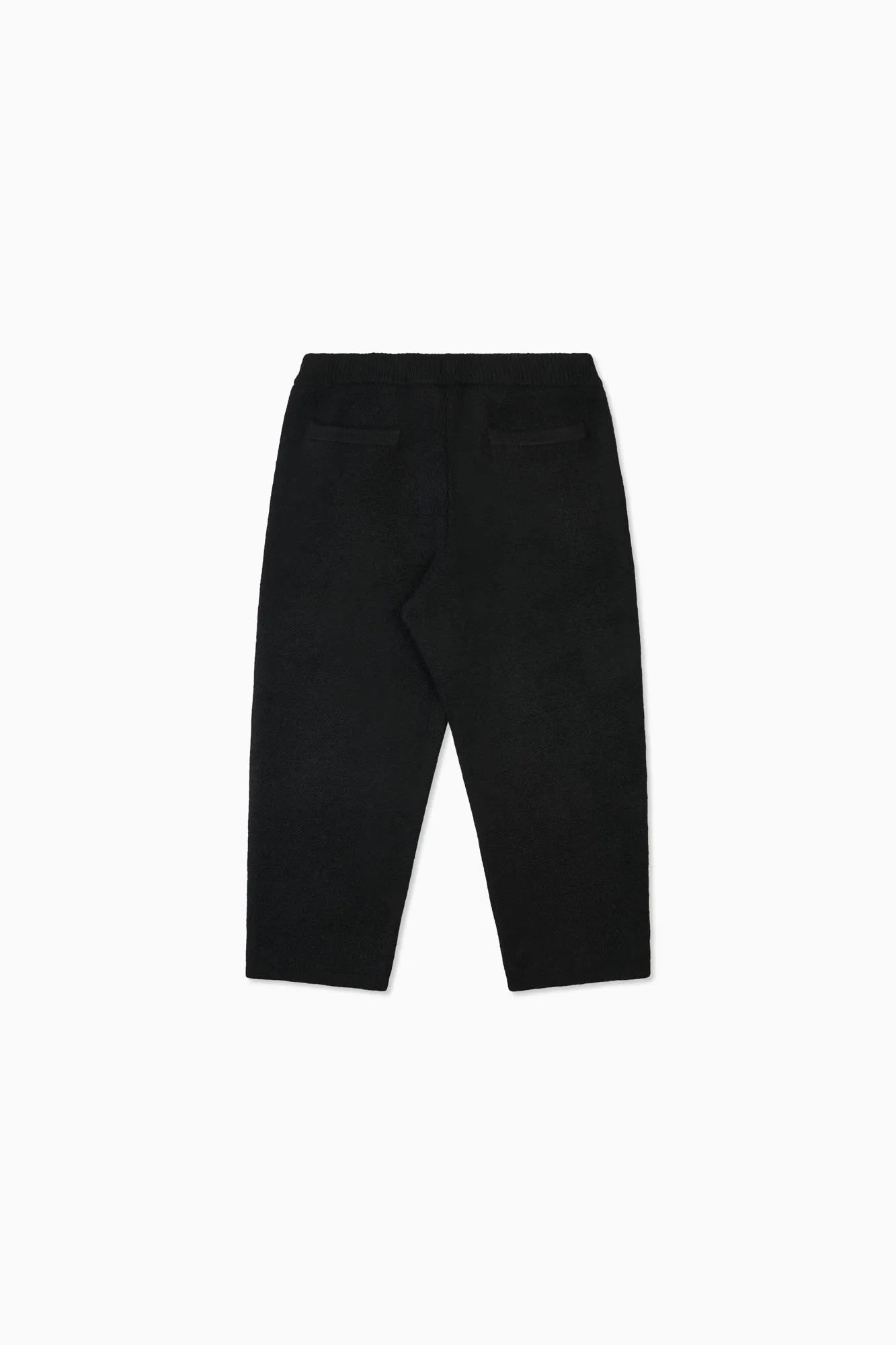 Fluffy Knit Pant - Black