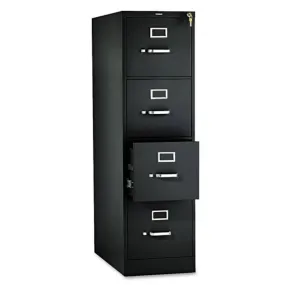 Four-Drawer Vertical File, Letter, 26 1/2"