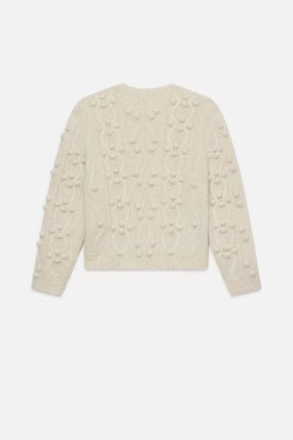 Frame Denim Popcorn Knit Jumper - Cream