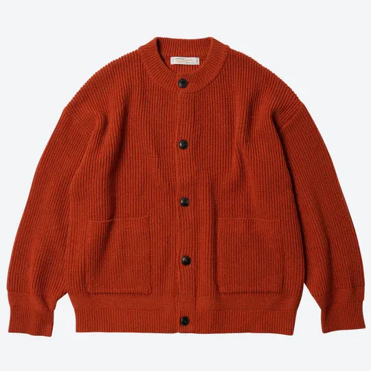 Frizmworks Heavy Wool Round Cardigan Brick