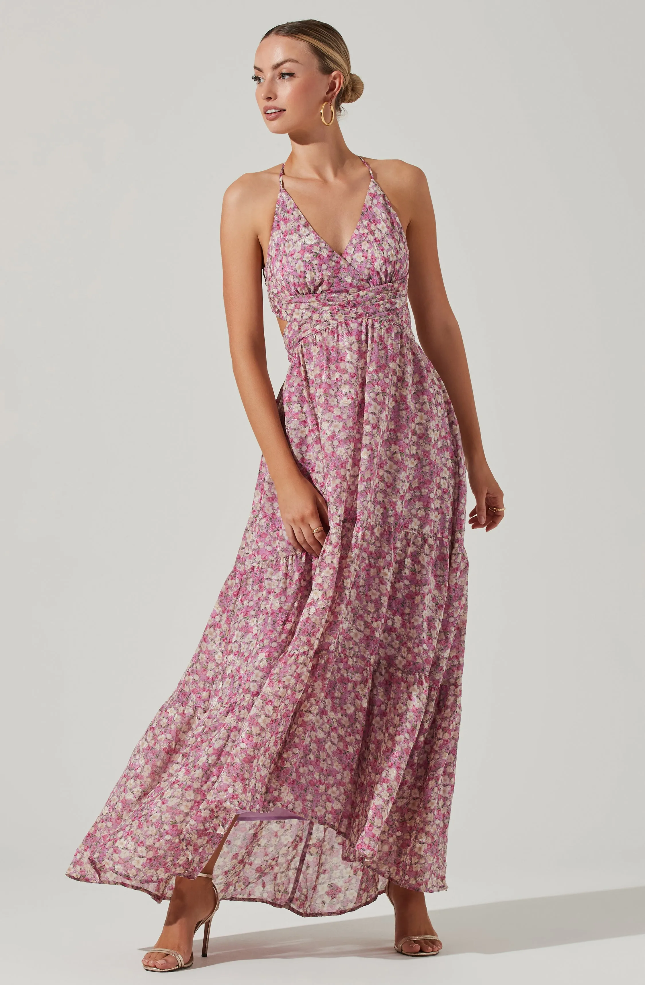 Frolic Floral Cutout Maxi Dress