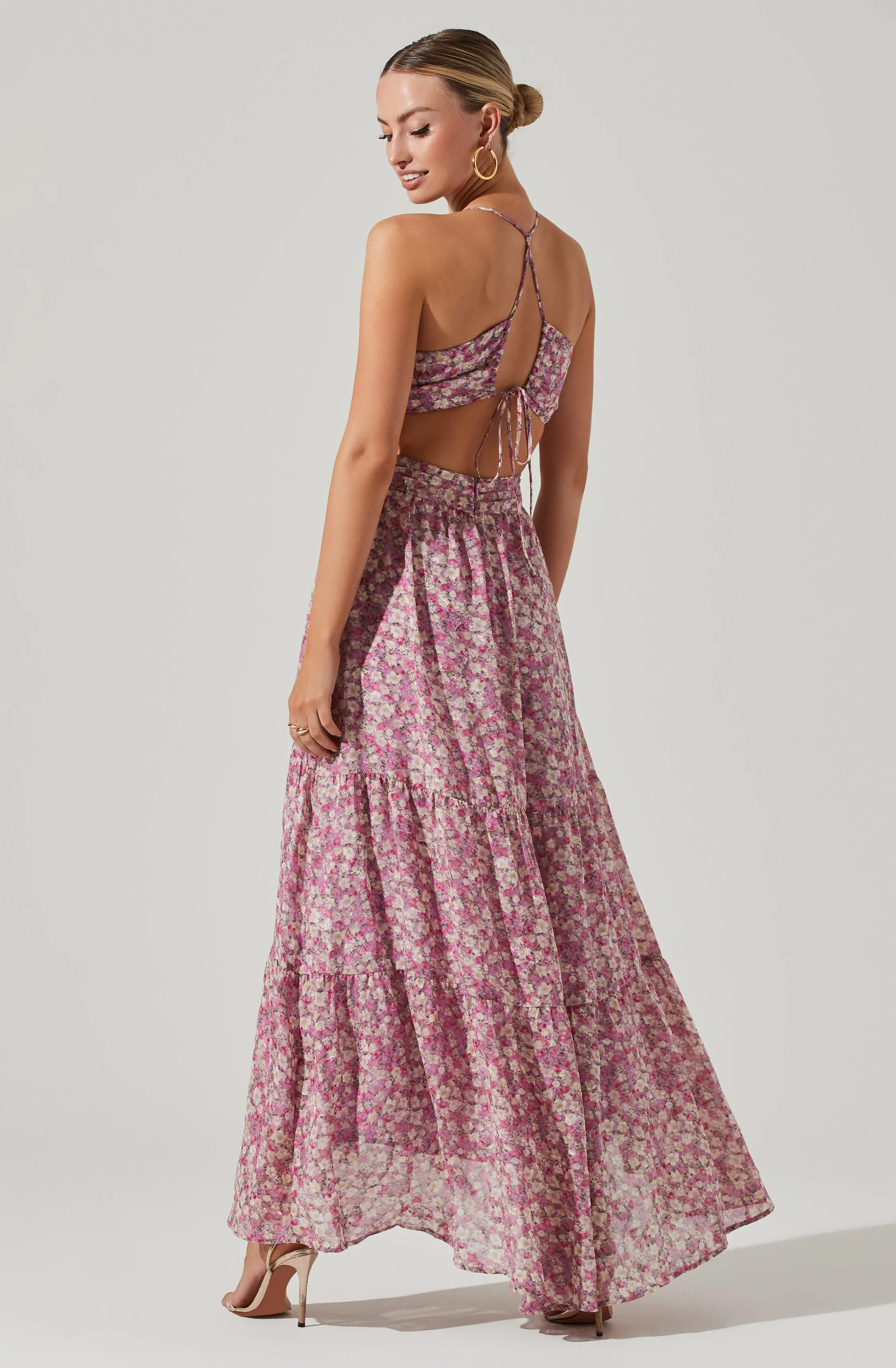 Frolic Floral Cutout Maxi Dress