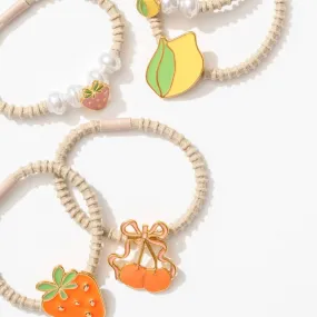 Fruity Hair Tie Set (5)