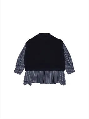 Fuji Hem 2 In 1 Knit Top