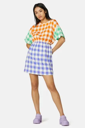 Gingham Glow Tee Dress