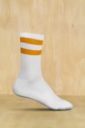 Good Times Vintage Stripes Socks - Mustard