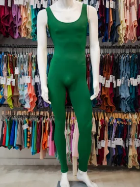 Green Footless Dance Unitard MP401