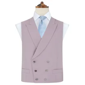 Hayward Lilac Royal Gabardine Wool Waistcoat