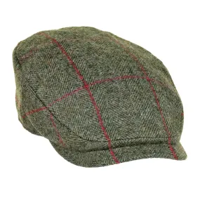 Heather Maxwell British Tweed Bond Cap Brown Red Check