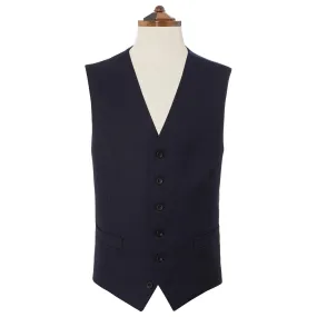 Hyde Navy Pick and Pick Waistcoat