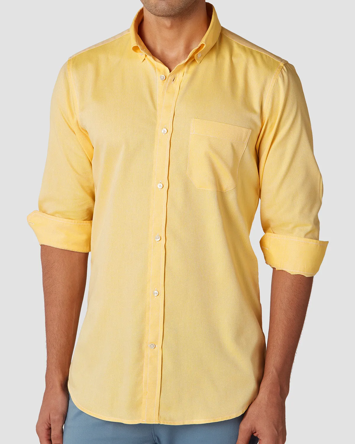 Japanese Canary Royal Oxford Shirt